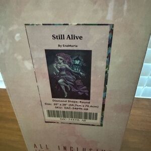 Retired Diamond Art Club Retired “Still Alive” by EnaMorte Diamond Painting Kit.